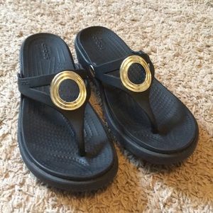 6 Crocs Dual Comfort Flip Flops Sandals Thongs